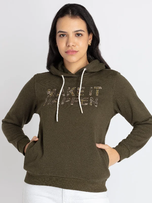 Womens Printed Hooded Sweatshirt Casual Sweatshirts for Women