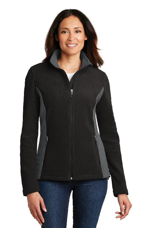 Port Authority® Ladies Colorblock Value Fleece Jacket. L216 Sweatshirt Hoodie Collection