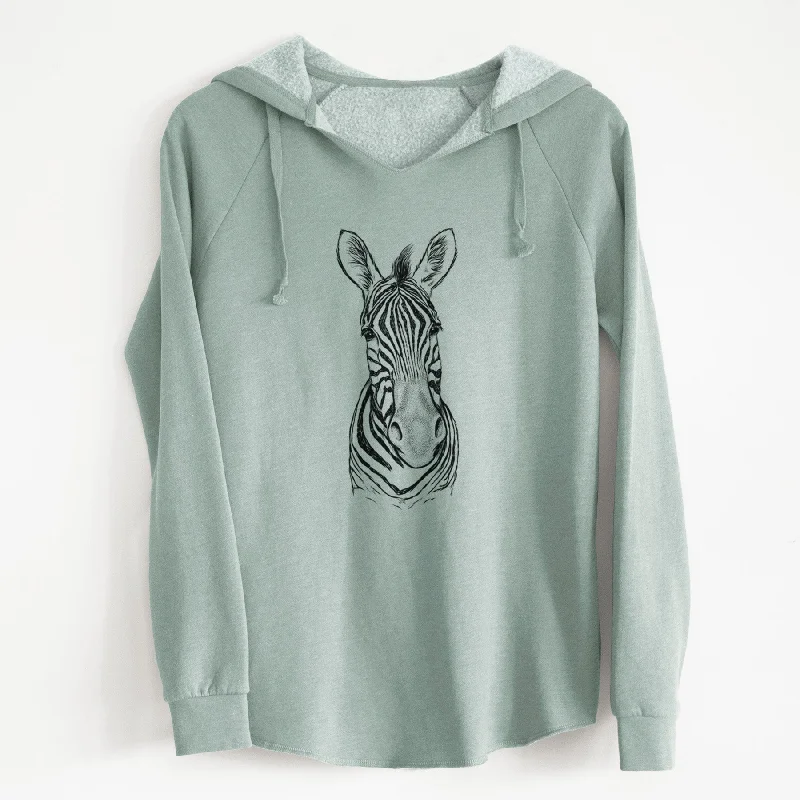 Damara Zebra - Equus quagga antiquorum - Cali Wave Hooded Sweatshirt Comfortable Hoodie Sweatshirt