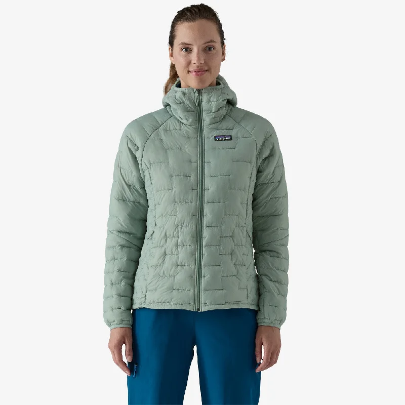 Women's Micro Puff Hoody - Thermal Blue Women's winter-ready jackets