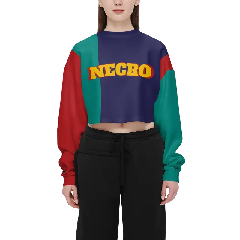 Necro - Yellow Logo - Sweatshirt Relaxed Fit Sweatshirts