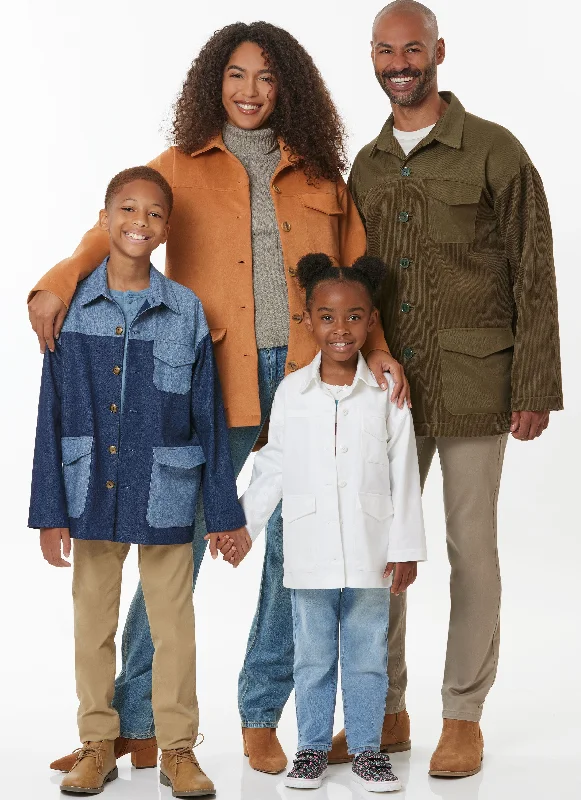 Butterick Child/Teen/Adult Jackets B7016 Women's cropped jackets