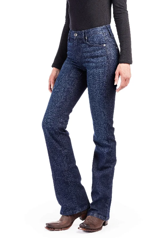 VENICE : Bootcut (Deep Ocean) Navy Stitch