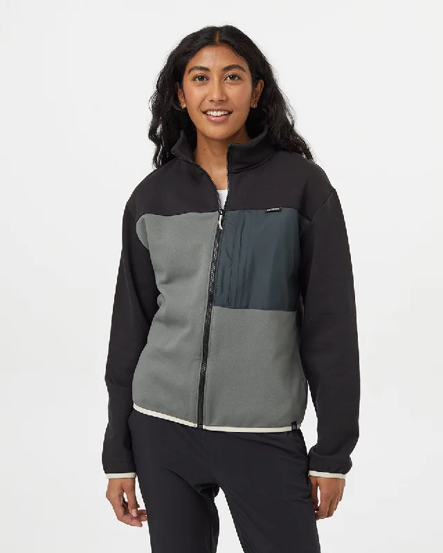 Women's SeaFleece Contrast Full-Zip - Mineral Meteorite Black Forest River Green Women's Nike jackets