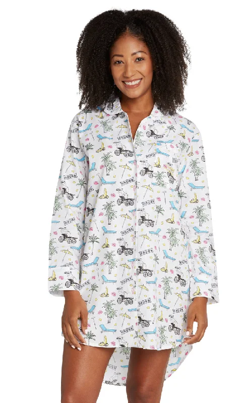 Women's Parker Night Shirt Best pajama sets for cold weather