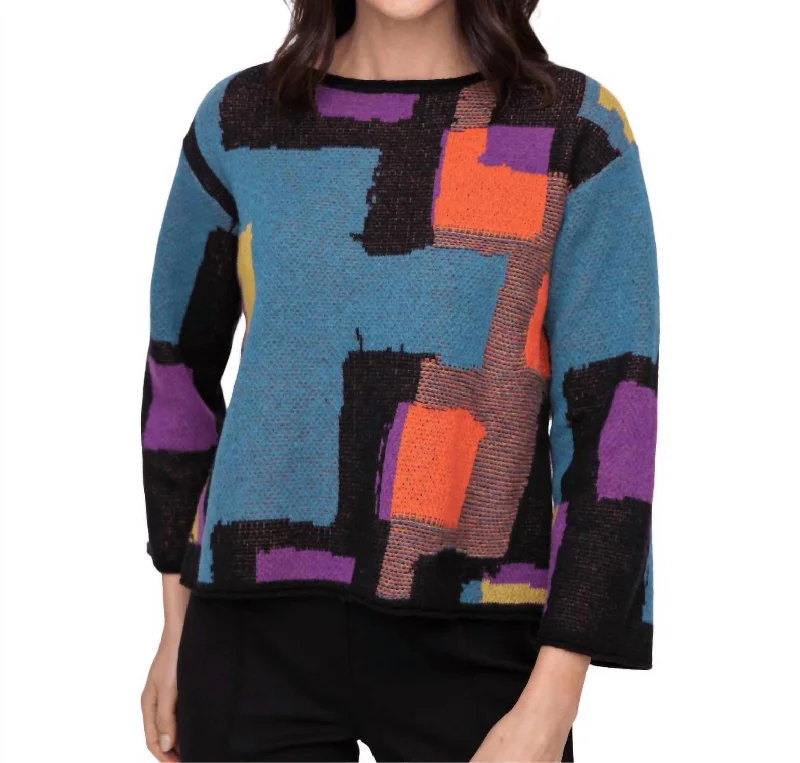 Collage Swing Pullover Sweater In Multicolor H&M sweaters