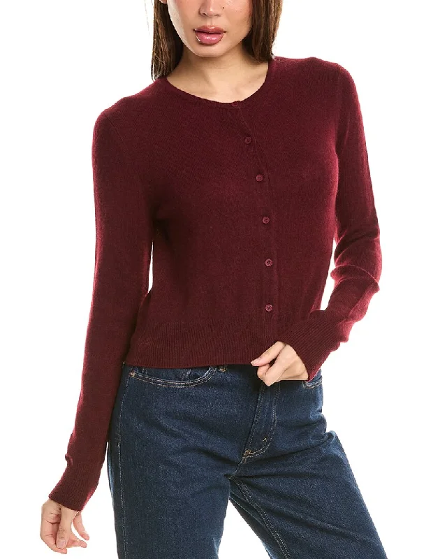 Forte Cashmere Cropped Cashmere Cardigan Winter sweaters