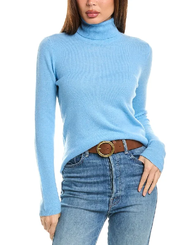 Forte Cashmere Turtleneck Cashmere Sweater Travel-friendly sweaters