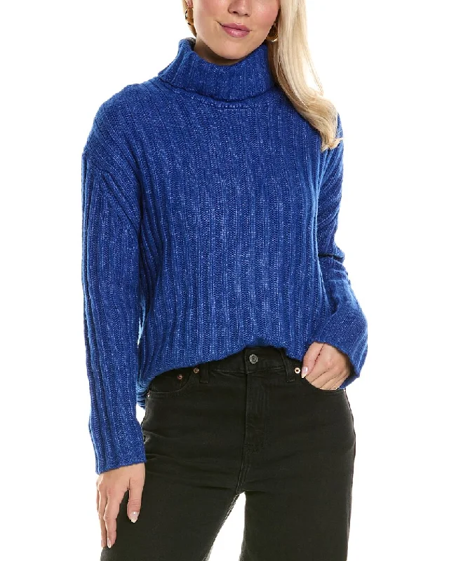 Joseph A. Ribbed Turtleneck Sweater Anti-pilling sweaters