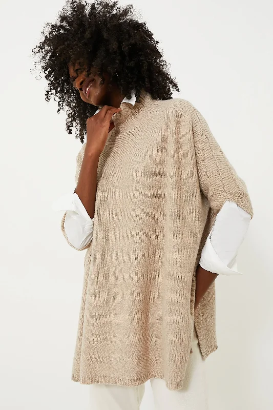 Natural Rennes Turtleneck Sweater Cardigan sweaters