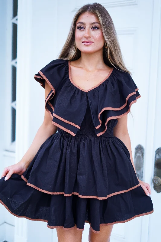 Beatrice Contrast Trim Dress - FINAL SALE Best mini dresses for curvy figures