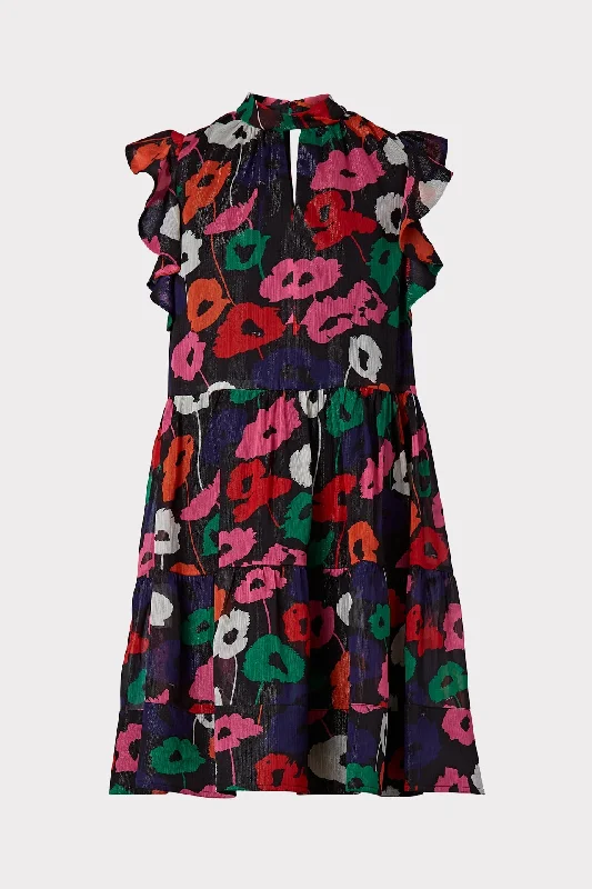 Layla Poppy Print Dress Minimalist mini dresses