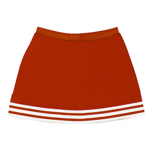 Orange A-Line Tailgate Skirt Affordable unclassified skirts