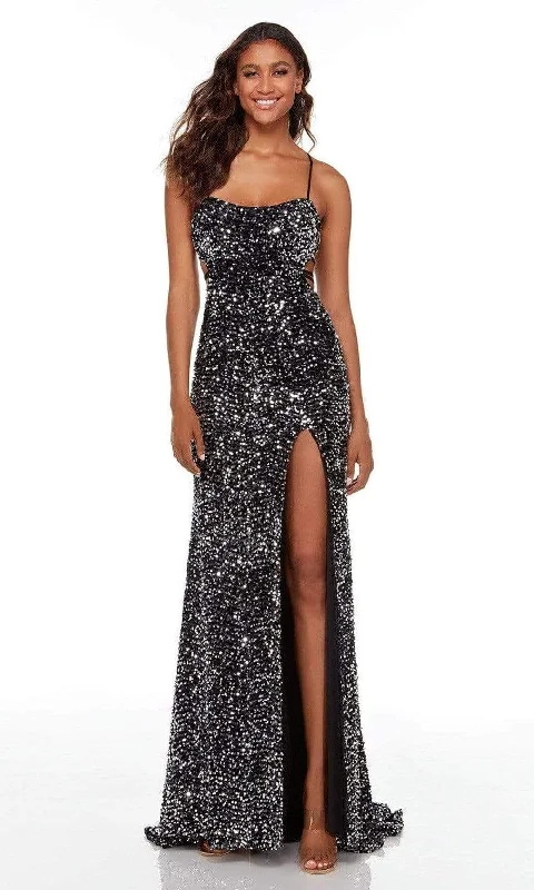 Alyce Paris - 61186 Sequin Cutout Back Gown Sexy party dresses