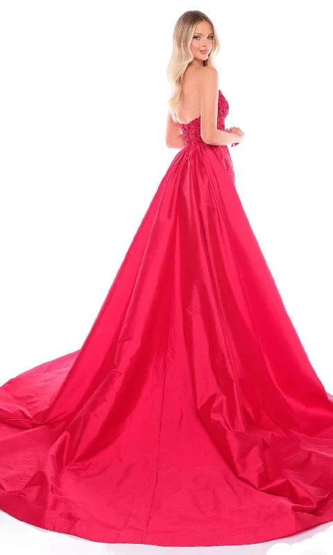 Amarra 88085 - Plunging Neck Strapless Prom Gown Luxury party dresses