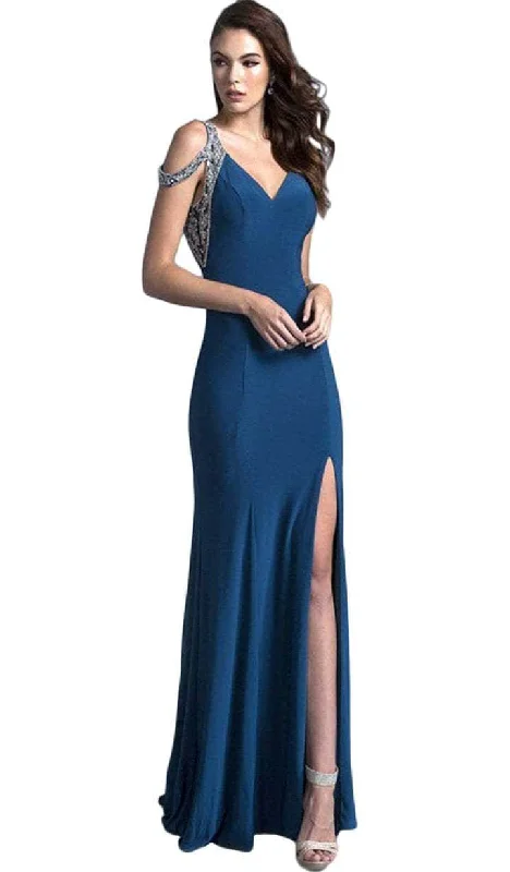 Aspeed Design - Cold Shoulder Sheath Prom Gown L2007 Club party dresses