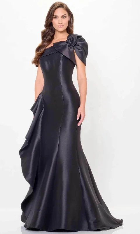 Cameron Blake CB3243 - Bow Draped Evening Dress Best party dresses for wedding guests