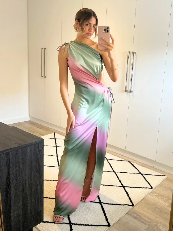 Jovie Cut Out Maxi Dress / Ombre A-line maxi dresses