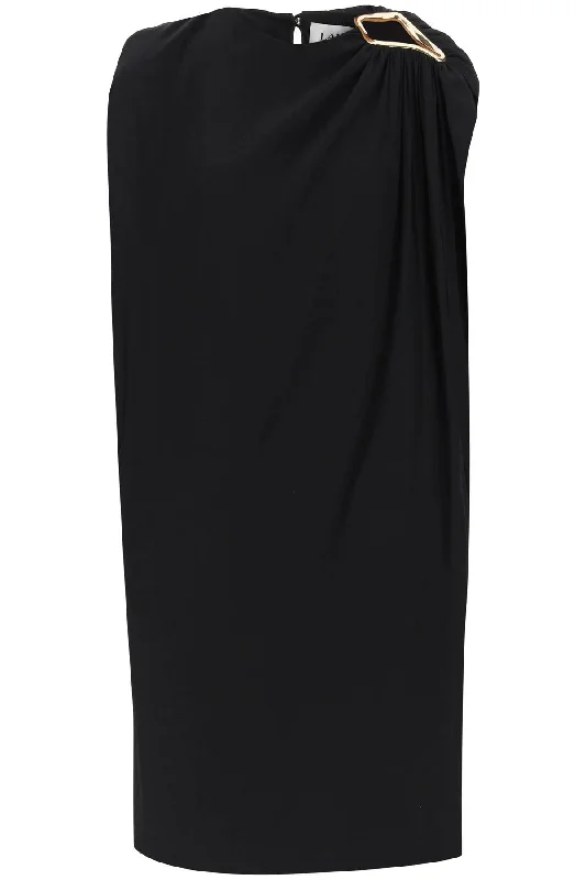 Draped Midi Dress  - Nero Cocktail midi dresses