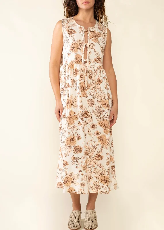 Sonoma Floral Tie Midi Dress Birthday midi dresses