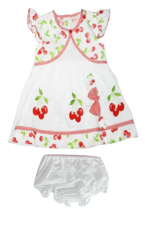 Baby Girls 3 Piece Floral Bow Dress Set Knickers & Bow Headband Age 6-24 M Budget-friendly floral dresses