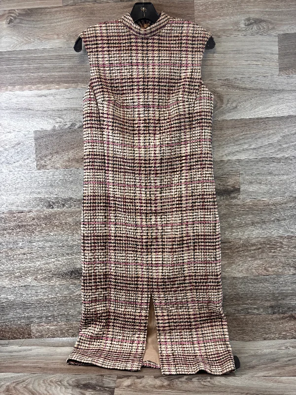 Dress Casual Midi By Ann Taylor In Plaid Pattern, Size: Xs Stylish Midi Skirt