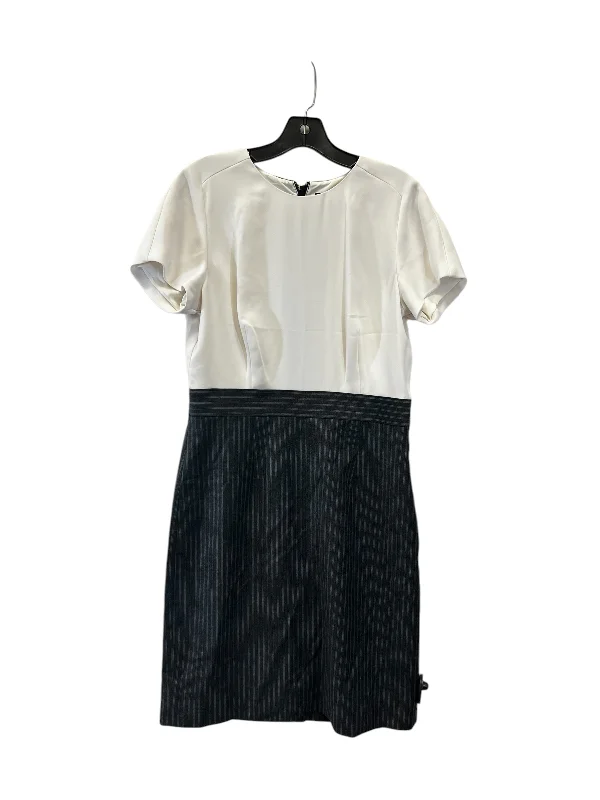 Dress Casual Midi By J. Crew In Grey & Tan, Size: M Trendy Midi Skirt