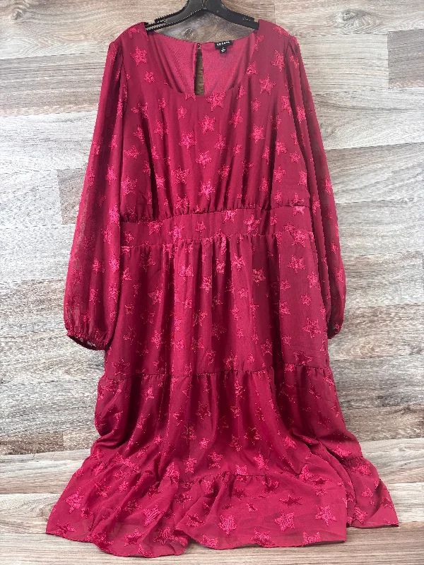 Dress Casual Midi By Torrid In Red, Size: 2x Vintage Midi Skirt