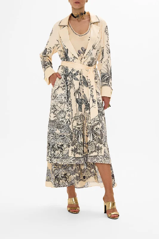 SOFT TRENCH WITH FRENCH CUFF ETCHED INTO ETERNITY Soft fabric unclassified dresses