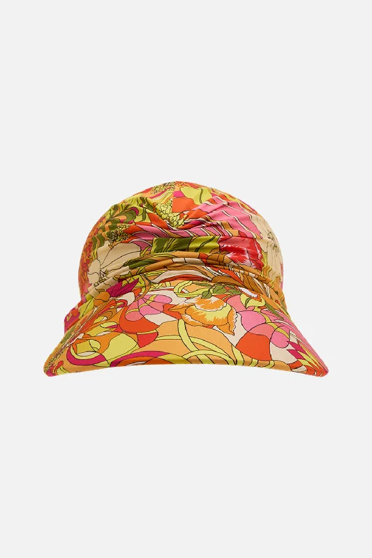 RUCHED BEACH HAT THE FLOWER CHILD SOCIETY Metallic unclassified dresses