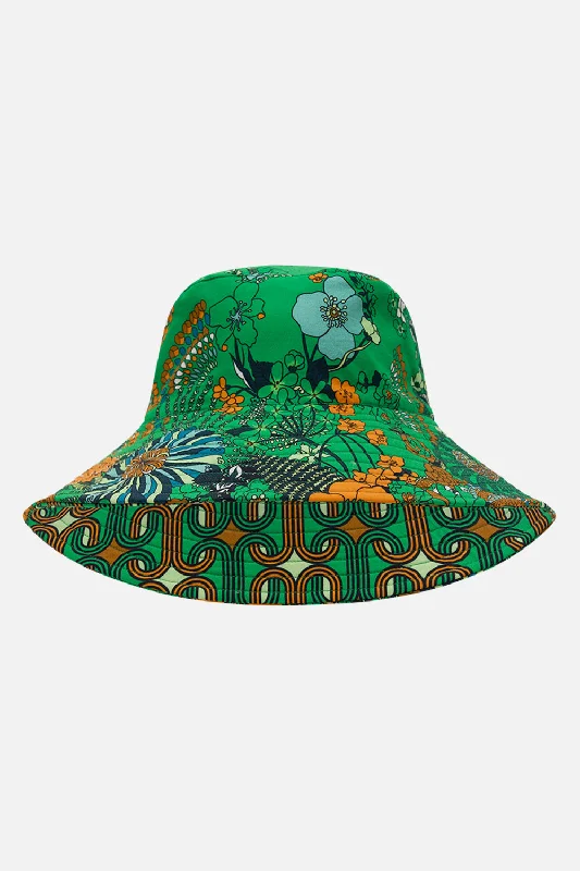 REVERSIBLE WIDE BRIM BUCKET HAT GOOD VIBES GENERATION Trendy new unclassified dresses