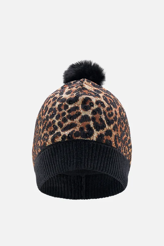 EMBELLISHED BEANIE LEOPARD PRINT Office unclassified dresses