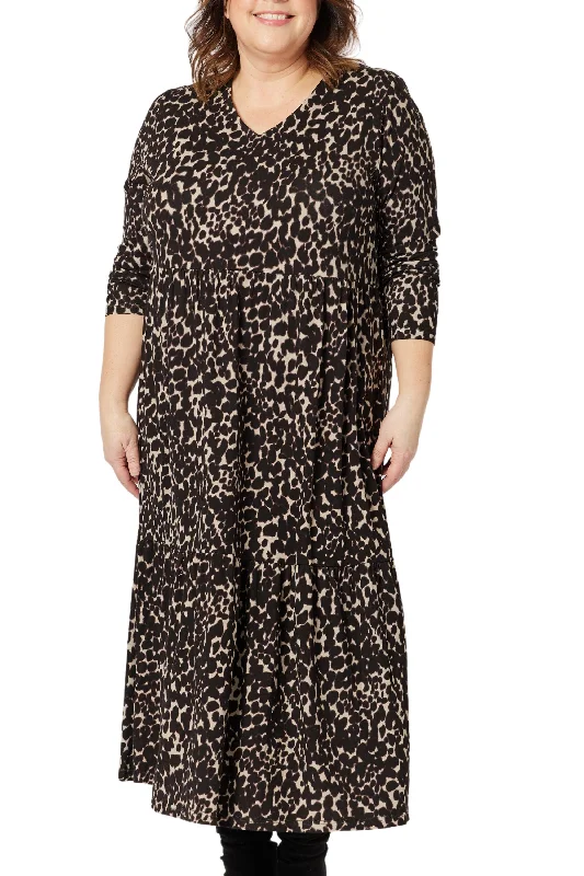 ANIMAL JERSEY PRINT DRESS - 45326GS Party unclassified dresses