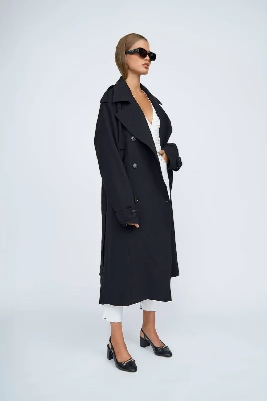 Blair Belted Trench Coat Street style unclassified dresses