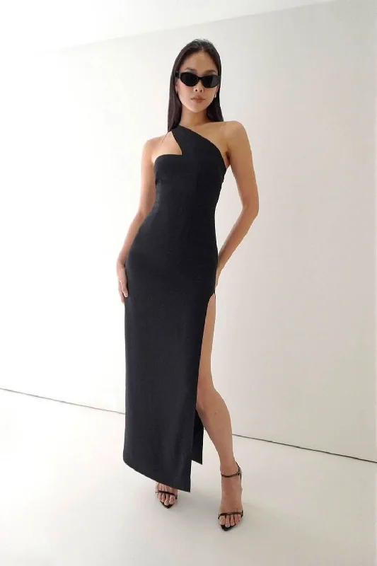 Sharp One Shoulder Dress Holiday unclassified dresses