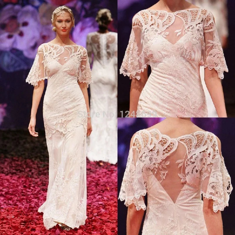 Claire Pettibone CP Knock-Off Open-back unclassified dresses