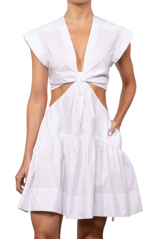 Corina Dress In White Graduation unclassified dresses