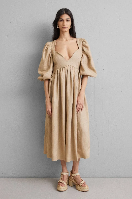 Hemera Beige Dress Street style unclassified dresses