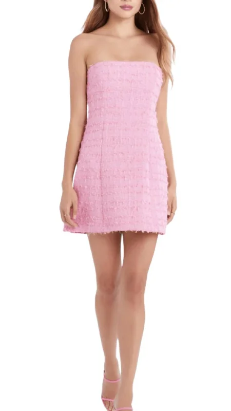 Kelsey Dress In Pink Lounge unclassified dresses