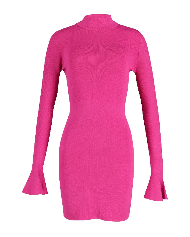 Michael Kors Bell-sleeve Dress in Pink Viscose Travel unclassified dresses