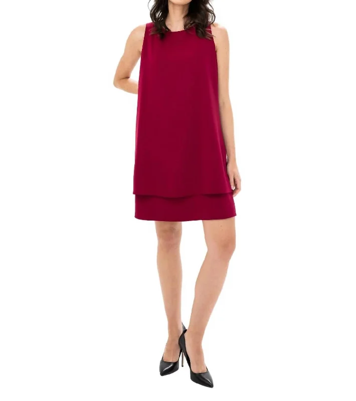 Woven Dress In Beets Breathable unclassified dresses